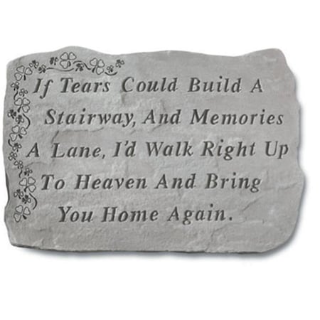 Kay Berry - Inc. If Tears Could Build A Stairway - Memorial With Shamrocks - 18 Inches x 13 Inches KA313569